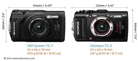 Compare OM SYSTEM TG.